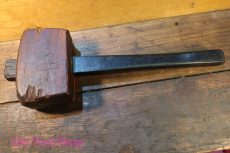 Hardwood carpenter's mallet