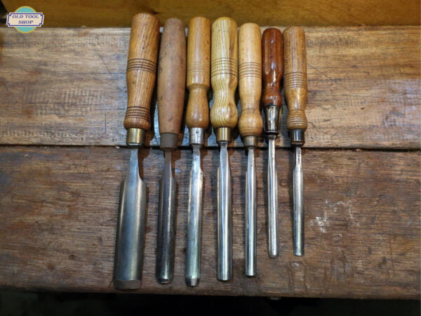 English gouge chisels