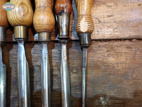 English gouge chisels